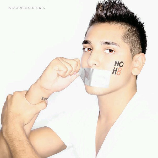 cindy mccain noh8. Derek#39;s NoH8 picture.