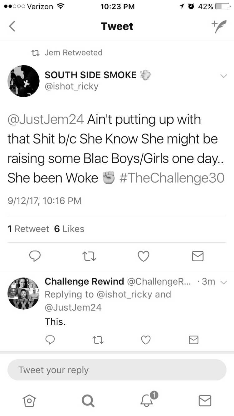 this is what im talking about jemmye prides herself on being woke but  at this point i honestly cannot stand her